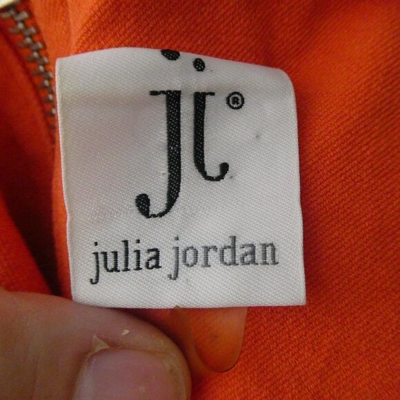 Julia Jordan Sleeveless Stud Mini Dress Orange Tangerine - Picture 5 of 14